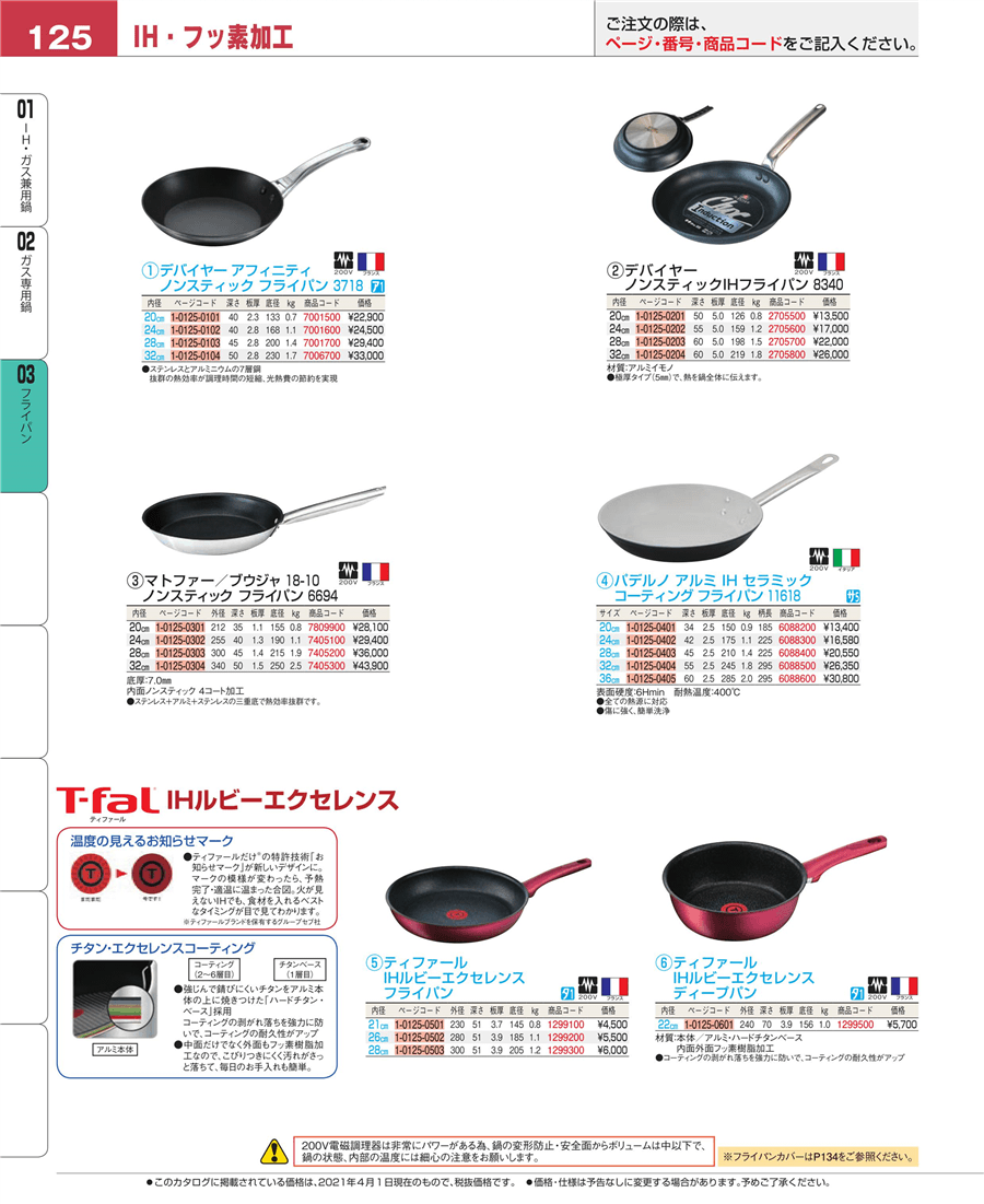 EBM:18-10 ノンスティック フライパン 6694 7405100-