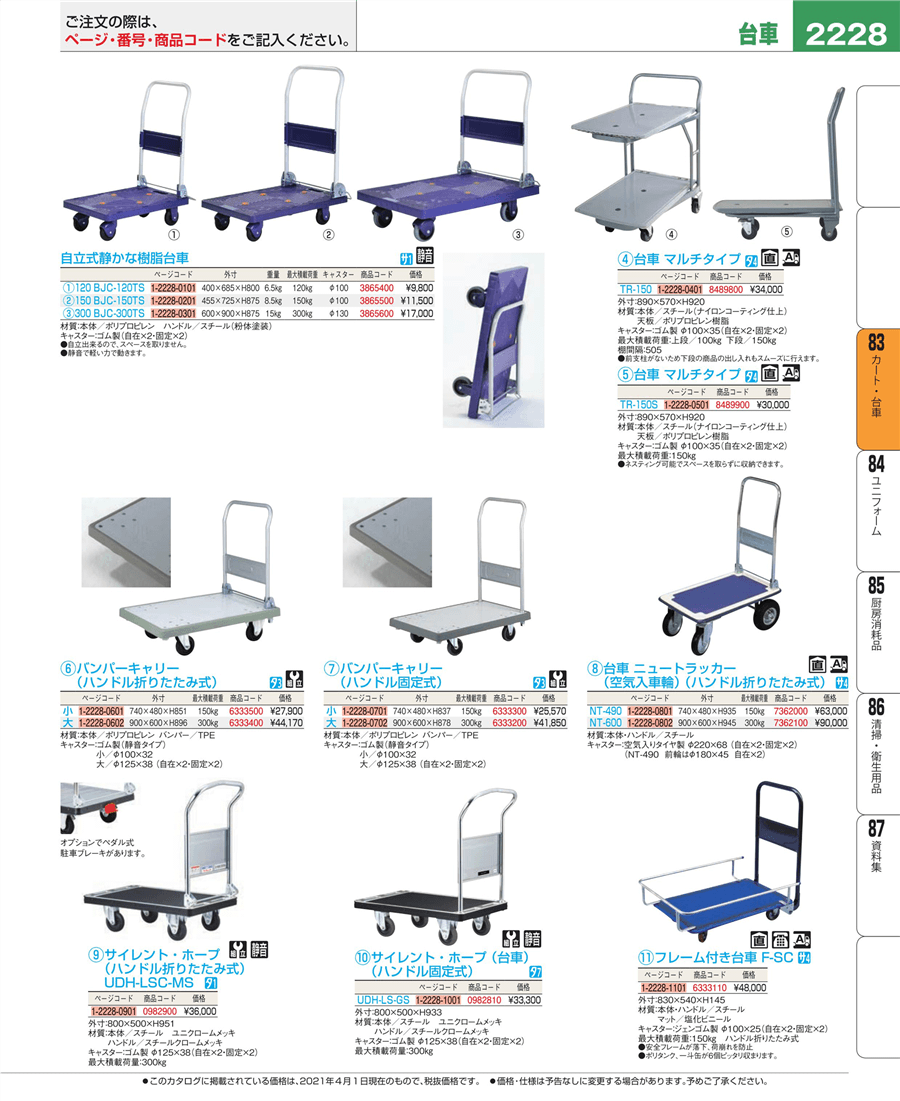 本命ギフト 台車 バンパーキャリー 小 ハンドル折り畳み式 グレー