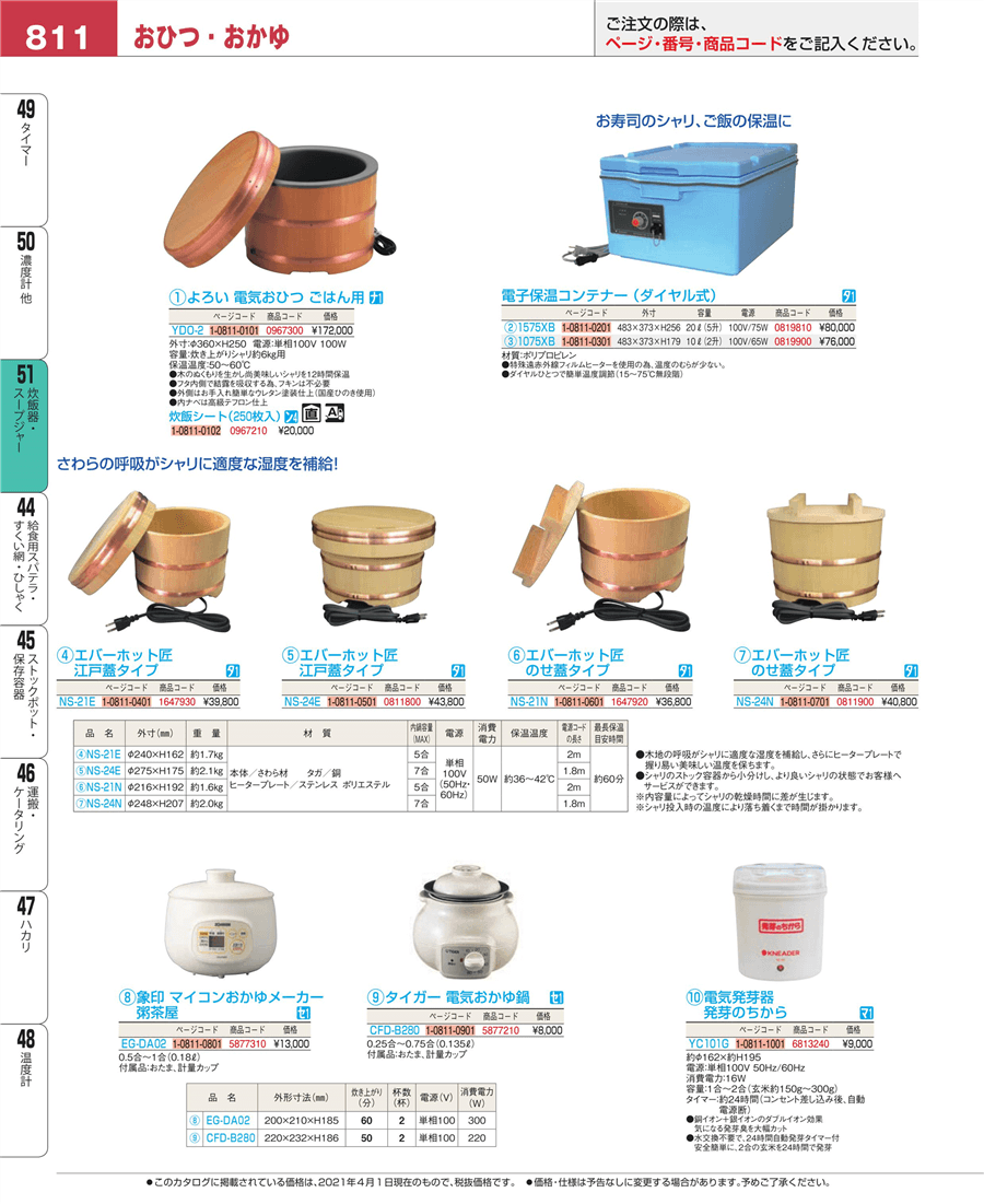 すしシャリ用電気ウォーマー 熱研 エバーホット匠 7合 江戸蓋タイプ NS-24E おひつ ご飯 寿司 酢飯 保存 保管 保温