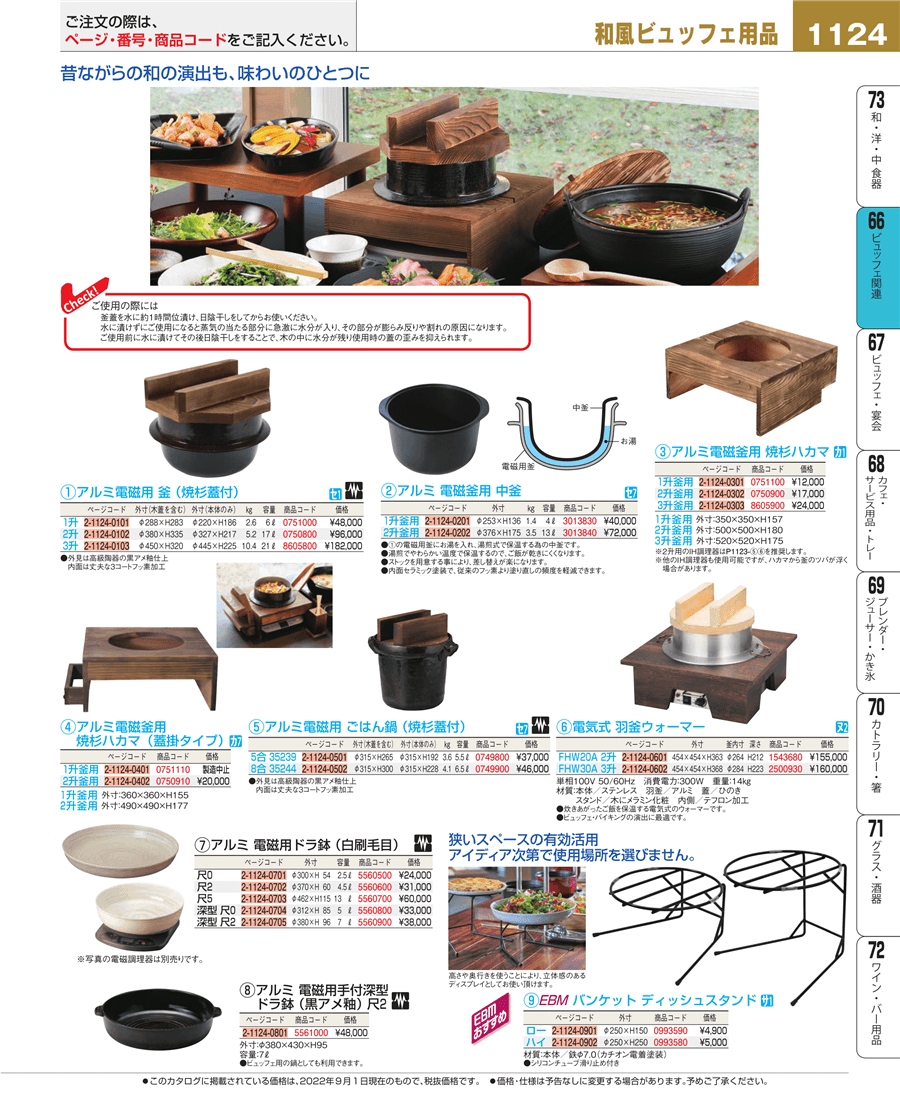 No.e22-0751100焼杉ハカマ アルミ電磁釜用１升釜用 ３５３１９掲載