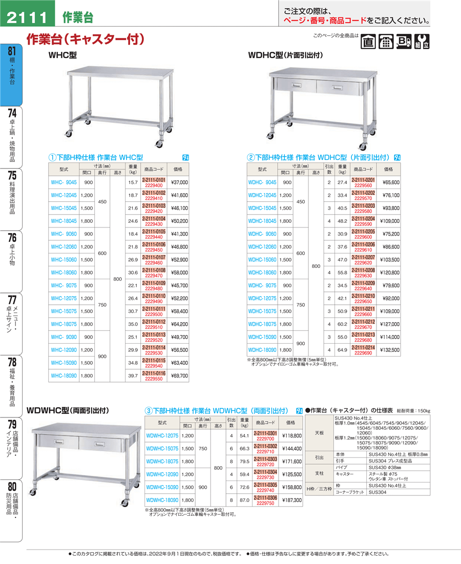 2021新商品 H枠作業台 HTHW-450