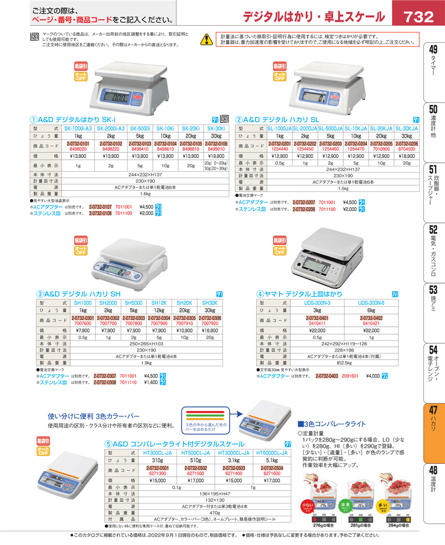 売り切れ必至！ Ａ＆Ｄ コンパレータライトつきデジタルはかり ＨＴ５０００ＣＬ （1台） 品番：HT5000CL 