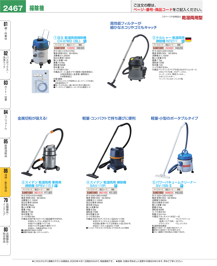No.e23-8821510スイデン 乾湿両用 業務用掃除機 ＳＰＳＶ－１１０２